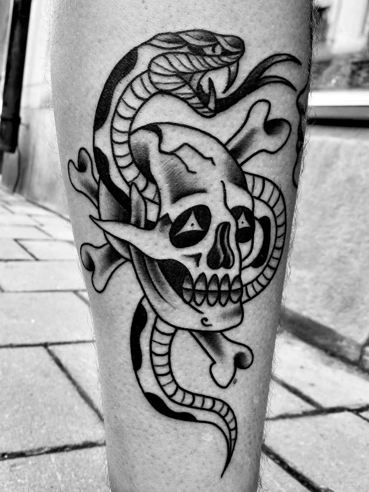 Pink Shrimp Tattoo - 2